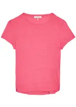 Frame Easy True Linen T-shirt - Pink - XL XL