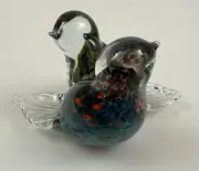 Artisans Centre Valletta Malta Love Birds with red & blue tone coloring