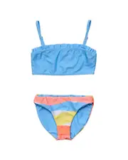 Snapper Rock Good Vibes Frilled Bandeau Bikini