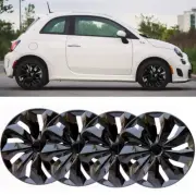 15" 4PCS Hupcaps Wheel Cover Hub Caps Fit R15 Steel Wheel For 2007-2015 Fiat 500 (for: Fiat)