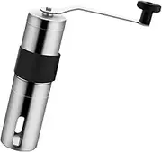 SECFOU Manual Coffee Grinder Adjustable Settings Portable Hand Coffee Mill for Cold Brew Drip Espresso Hand Crank Mill 304 Stainless Steel