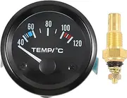 Gatuida Automotive Water Temp Gauge 12v Universal Car Gauge Kit High Precision Measurement Easy Fitment Readable Screen