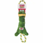 Kong Tugger Knots Frog Dog Puppy Toy Fetch Tug Toss Tough