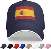 [Generic] National Emblem of Spain Baseball Cap Spanish Trucker Dad Hat for Men Women Outdoor Sport Running