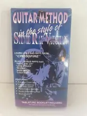 *NEW* Guitar Method Stevie Ray Vaughan style: Crossfire Licks & Riffs, 1995 VHS