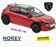 Peugeot 208 Gt Pack 2019-23 Elixir Red Metallic 1:43 Norev 472836
