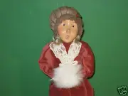 Byers Choice 1993 Woman with Unusual Persimmon outfit