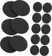 Operitacx Eva Floor Mat for Office Chair 50pcs Table and Chair Pads Round Furniture Protectors Slip-Resistant Design