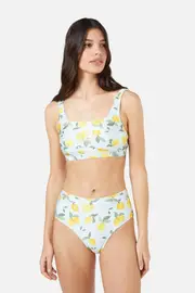 Lemon Bikini Top