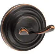 Designers Impressions 800 Series Oil Rubbed Bronze Double Robe Hook [BA809]