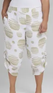 TS TAKING SHAPE VIRTU PLUS SZ 20 M Zig Zag Crop Pant NWT RRP $100