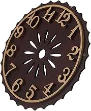 Zerodeko DIY Wall Clock Movement Kit Cuckoo Clock Mechanism Replacement Silent Movement Round Plastic Dial Plate for Precise Timekeeping