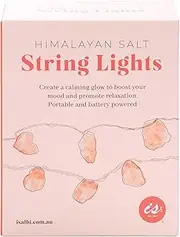IS Gift Himalayan Salt String Lights, Pink