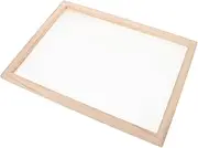 HOODANCOS Papermaking Kit Wooden Frame Mould Screen for Hands Paper Crafting School Kindergarten Easy to Assemble Motor Skills and Creativity