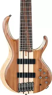 Ibanez BTB746 Natural Low Gloss NTL Ibanez 6-string Bass with Gig Bag