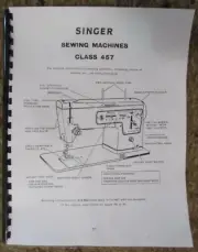 Singer Sewing Machine 457 Service Repair Manual How to Set Timing Tension Oil