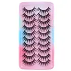Natural Looking 3D Faux Mink Asian Lashes Manga Lashes Janpanese Eye Lashes