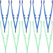 Ciieeo 10pcs Forceps Craft Tweezers Tweezers Bulk for Home Classroom School Beading Projects