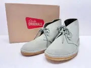 Clarks Originals Women’s Desert Boot Chukka Suede Pale Green Size 6 | 26114223