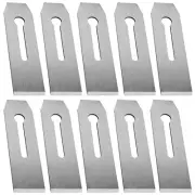 10 Pack Bench Hand Plane Blade Replacement Woodwork Planer Cutter Wide Iron B...