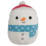 NEW Squishmallows GALINDO Snowman Christmas 10" 25 cm Kellytoy White 2022 Plush
