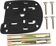 CHICAMPERA Motorcycle Rear Luggage Rack Base Plate Heavy Duty Mounting Bracket with Screws for Electric Scooter Motorbike Cargo Versatile Secure Installation