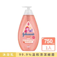 在飛比找momo購物網優惠-【Johnsons 嬌生】嬰兒蜜桃水嫩沐浴露750ml(嬰兒