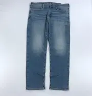 American Eagle Airflex+ Jeans Mens 38x32 Original Straight Campus Brights NWT