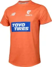 GWS Giants 2025 AFL Mens Training Shirt Sizes S-6XL BNWT