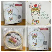Dimensions Counted Cross Stitch Embroidery Kit “No Problem Llama” 6" NEW
