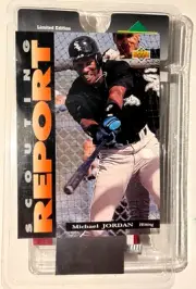 Michael Jordan Baseball Card with 1994 Minor League Upper Deck Blister pack