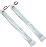 SWOOMEY 2pcs High Brightness LED Light Bars for Car Interior Rv Trailer Lighting Fixture Easy to Install with Multiple Mounting Options for Trucks Campers and Work Vehicles