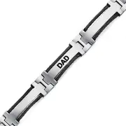 Stainless Steel 22cm Dad Bracelet