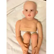 30inch Reborn Baby Doll Unassembled Part Hand-Rooted Hair Painted Kit
