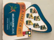 Badge Collection Melbourne 2006 Commonwealth Games as new condition. 6 in set.