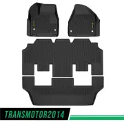 Fit For 2017-2025 Chrysler Pacifica All Weather TPE Floor Mats Protection Liners (for: Chrysler)