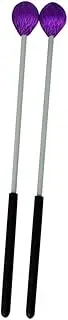 NULYLU 1 Pair Beginner Marimba Percussion Mallets Comfortable Grip Music Instrument Sticks for Marimba and Other Percussion Instruments for Cultivating Musical Interests