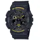 【CASIO 卡西歐】G-SHOCK 潮流警示 搶眼黑黃 雙顯系列 GA-100CY-1A_51.2mm