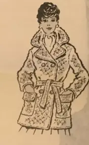 #9410 Vintage Topper Jacket Pattern to CROCHET (Repro) 10-20.5