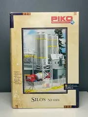 PIKO HO SCALE 1/87 CONCRETE PLANT SILOS BUILDING KIT | BN | 61131