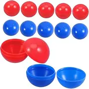 50pcs Round Fillable Capsules Balls Capsules Storage for Parties Large Opening Plastic Prize Balls for Boys and Girls and Gatherings Fun and Versatile