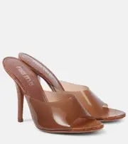 [Paris Texas] Paris Texas Lorena 100 PVC and leather mules AU 11 beige