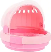 HANABASS 1Set Portable Bird Cage with Hand Held Warm Nest Pad Pet Carrier for Outdoor Travel Sightseeing and Camping Lightweight Design Ensures Pet Safety and Easy Cleaning