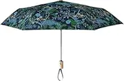 [RIFLE PAPER CO.] Umbrella, Matching Storage Sleeve, Portable, Auto Open and Close, Wooden Handle, Printed in Full Color