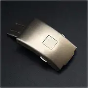 SKMWLMRAJ Watch Accessory Buckle Professional Solid Steel Buckle Double Press Folding Button Watch Buckle