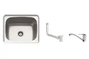 Abey Lodden 45L Single Inset Laundry Tub Pack PR45AT