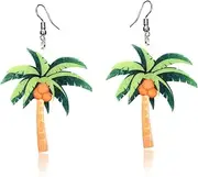 [Yardenfun] 1 Pair Delicate Earbob Fashion Earrings Pineapple Earrings Ladies Earrings Summer Earrings Tassel Earrings Pineapple Novelty Earring Acrylic Earrings Earings Miss Fruit Jewelry