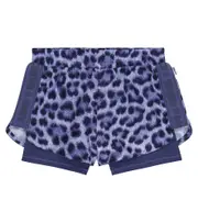 [Molo] Molo Omari leopard-print shorts Y 5/6 blue