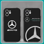 AMG 奢侈品牌手機殼適用於 IPHONE 14 11 12 13 PRO MAX XS X XR XSMAX 5 6