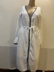 Lucca Couture Long Sleeve Button Front Dress Size Medium.